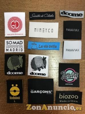 Etiquetas tejidas para vestidos de fiesta